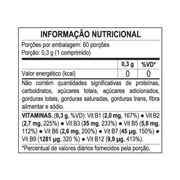 Imagem de KIT 2 Complexo B Concentração Máxima 500mg 60 Comp Apisnutri