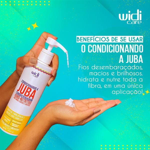 Imagem de Kit 2 Condicionando A Juba Widi Care Condicionador Hidro Nutritivo Vegano 500ml