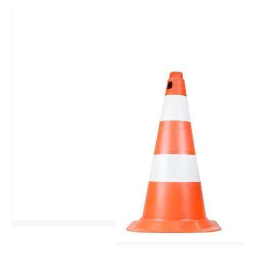 Imagem de Kit 2 Cone Sinalização Rígido Plt 50Cm De Trânsito