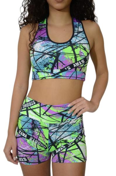 Imagem de kit 2 conjuntos femininos academia moda fitness