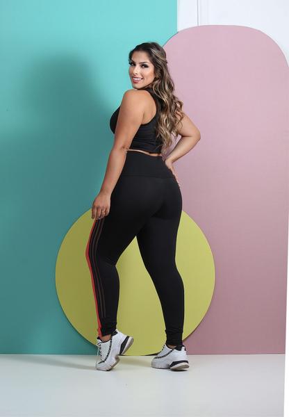 Imagem de Kit 2 Conjuntos Fitness Calça e Top Roupa de Ginástica