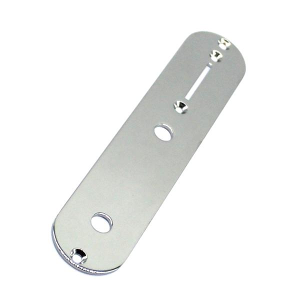 Imagem de kit 2 Control Plate guitarra telecaster placa cromada