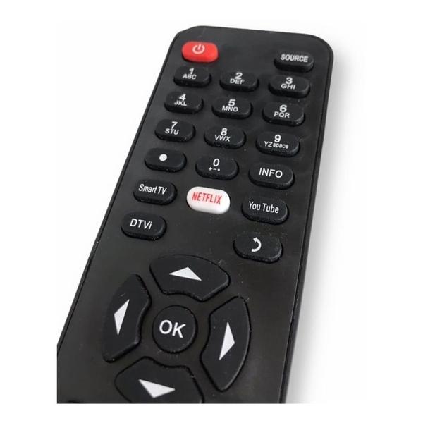 Imagem de Kit 2 Controle Compatível Philco Smart Tv Ph32b51dsgwa Led