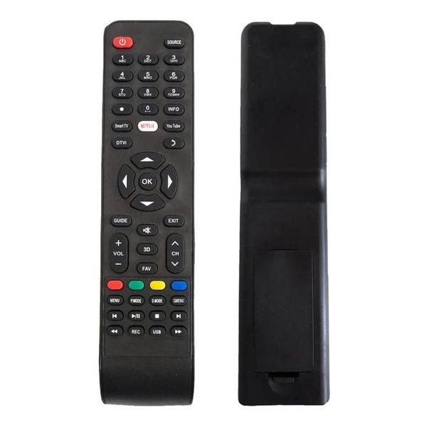 Imagem de Kit 2 Controle Compatível Philco Smart Tv Ph32b51dsgwa Led