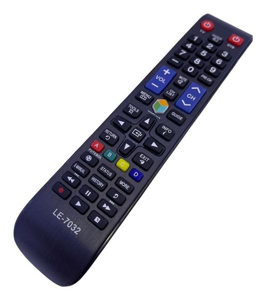 Imagem de Kit 2 Controle Compatível Samsung Smart Tv Futebol Smart Hub