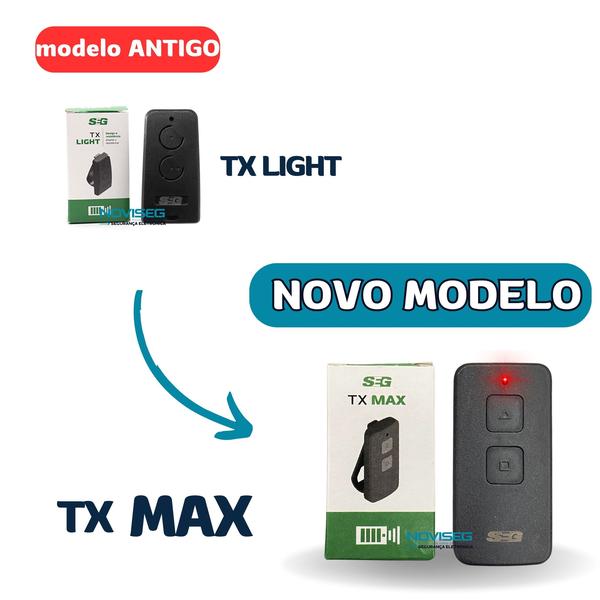 Imagem de Kit 2 Controles Remoto Para Portão Automático Deslizante Basculante Pivotante Frequência 433,92MHz