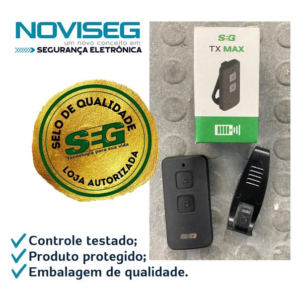 Imagem de Kit 2 Controles Remoto Para Portão Automático Deslizante Basculante Pivotante Frequência 433,92MHz