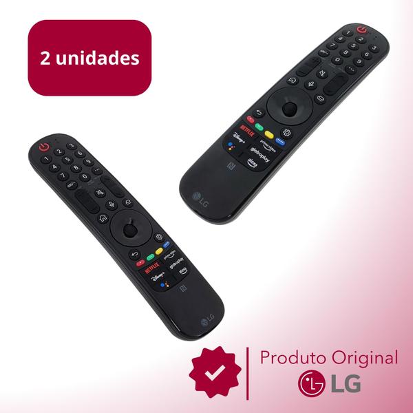 Imagem de Kit 2 Controles Smart Magic MR22GN (NFC) TV LG AKB76040003