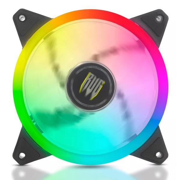 Imagem de Kit 2 Cooler Fan RGB 120mm para Gabinete Revenger G-VR338