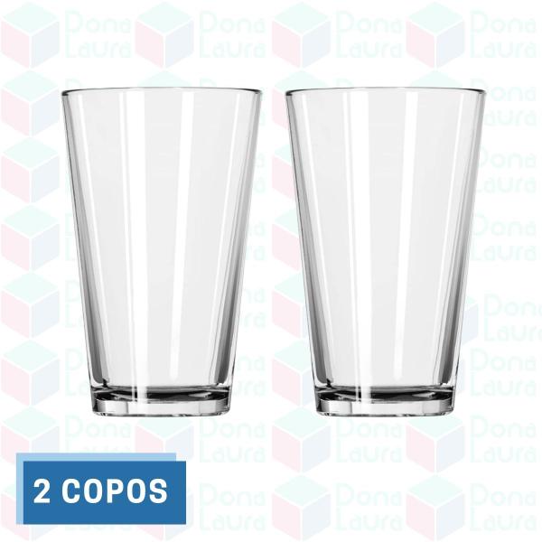 Imagem de Kit 2 Copos Londres Vidro Resistente 240ML Ideal Restaurante