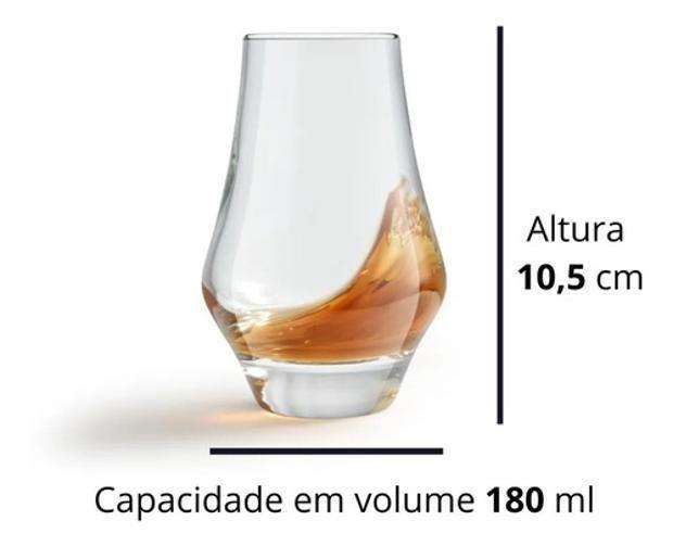 Imagem de Kit 2 Copos Vidro Retrô Arome Aperitivo E Drinks 180 Ml