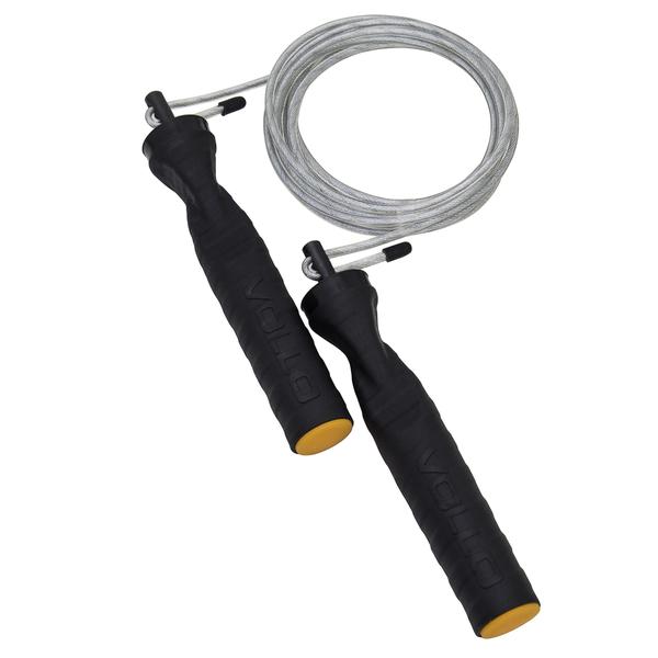 Imagem de Kit 2 Cordas de Pular Profissional de Aço Com Rolamento 3 Metros VP1045 Vollo Sports