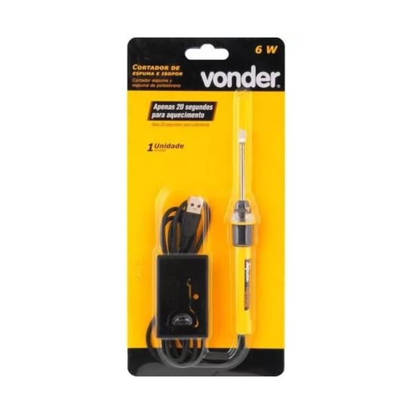 Imagem de Kit 2 Cortador De Espuma E Isopor 6w Usb - Vonder Original