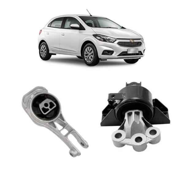 Imagem de Kit 2 Coxim Motor LE Hidráulico Cambio Manual Onix 2013/...