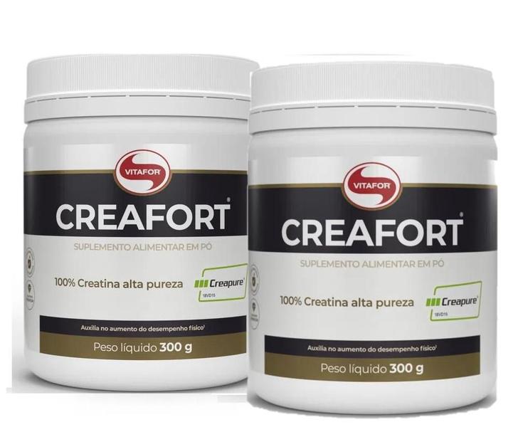 Imagem de Kit 2 Creafort Creatina 300g Vitafor