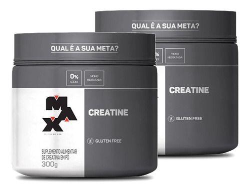 Imagem de Kit 2 Creatina 300g Pura - Max Titanium (600g)