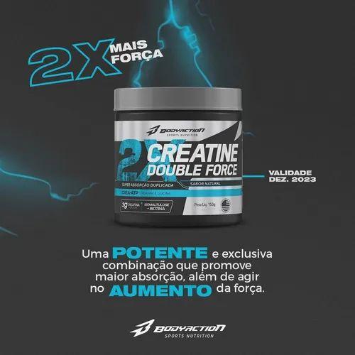Kit 2 Creatina Double Force 150g - BodyAction - Body Action Imagem de Kit 2 Creatina Double Force 150g - BodyAction