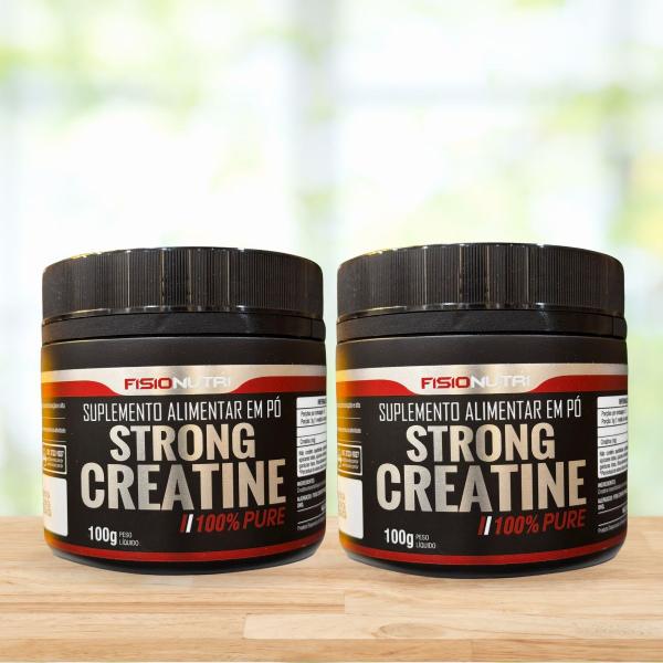 Imagem de Kit 2 Creatina Strong Creatine 100g Fisionutri