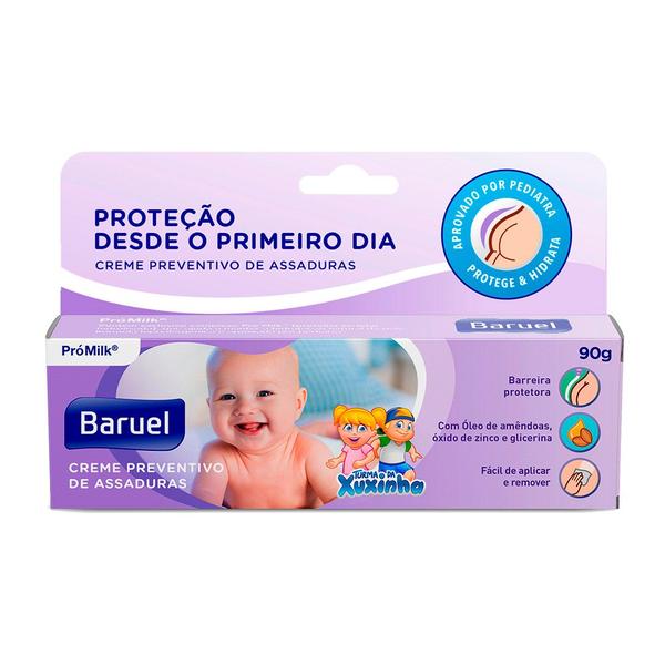 Imagem de Kit 2 Creme Preventivo Contra Assadura Da Turma Xuxinha Óleo De Amêndoas 90g