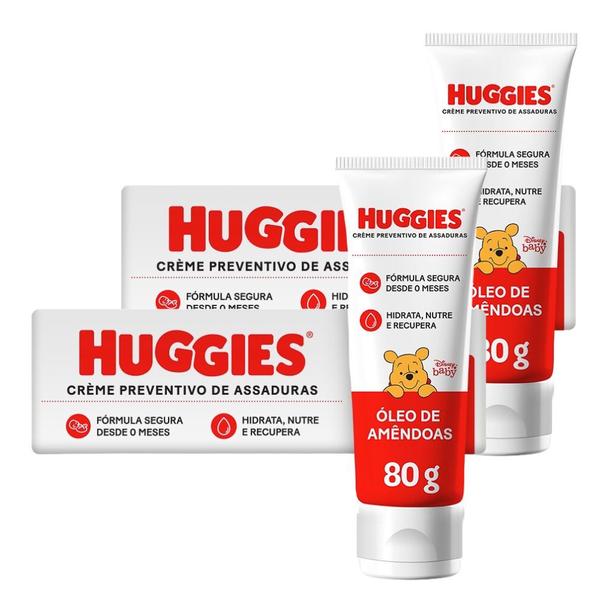 Imagem de Kit 2 Creme Preventivo de Assaduras Huggies Pele Protegida 80g