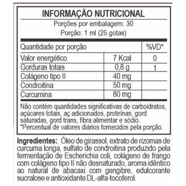 Imagem de Kit 2 Curcuminol Unilife sabor Abacaxi e Gengibre em gotas 30ml