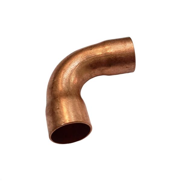 Imagem de Kit 2 Curva de Cobre Soldável 5/8" 90