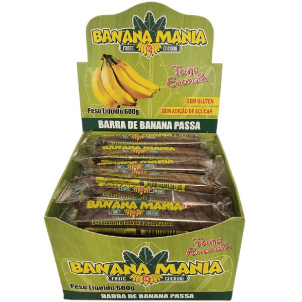 Kit 2 Cx Barra de Fruta Banana Zero Açúcar Sem Glúten 100% Natural Sem Lactose Vegano 30x20g - Banana Mania Imagem de Kit 2 Cx Barra de Fruta Banana Zero Açúcar Sem Glúten 100% Natural Sem Lactose Vegano 30x20g