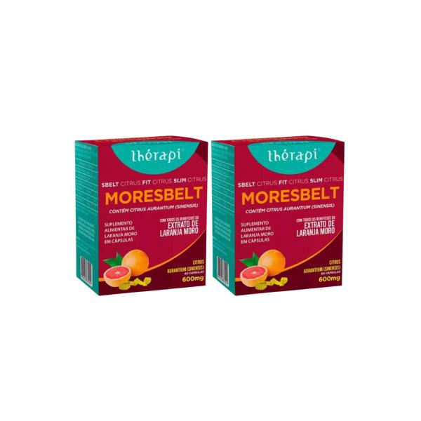 Imagem de Kit 2 Cx Suplemento Moresbelt Laranja Moro 600 mg - Therapi