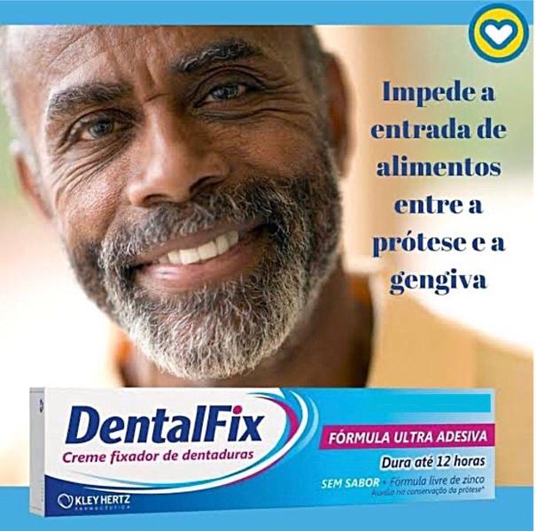 Imagem de Kit 2 Dentalfix Creme Fixador De Dentaduras 68g.