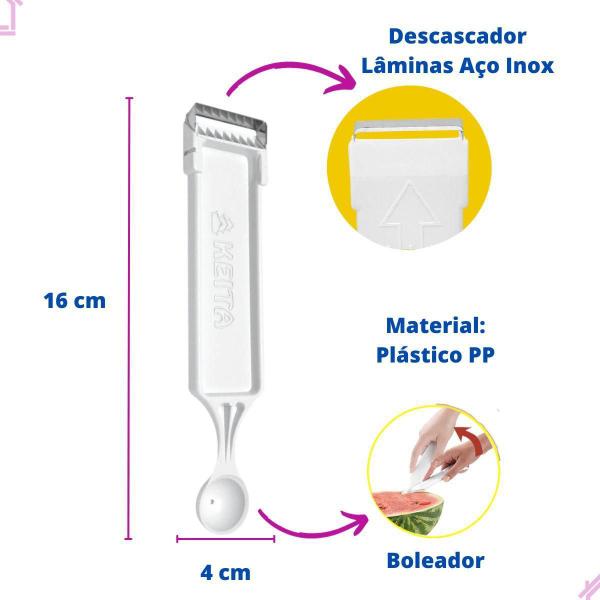 Kit 2 Descascadores + Boleador - Nosso Empenho - Keita Imagem de Kit 2 Descascadores + Boleador - Nosso Empenho