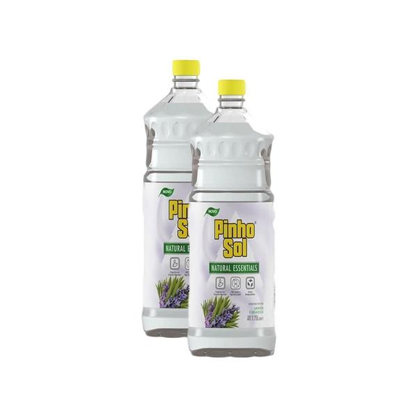 Imagem de Kit 2 Desinfetante Pinho Sol Naturals Lavanda e Melaleuca 1,75l