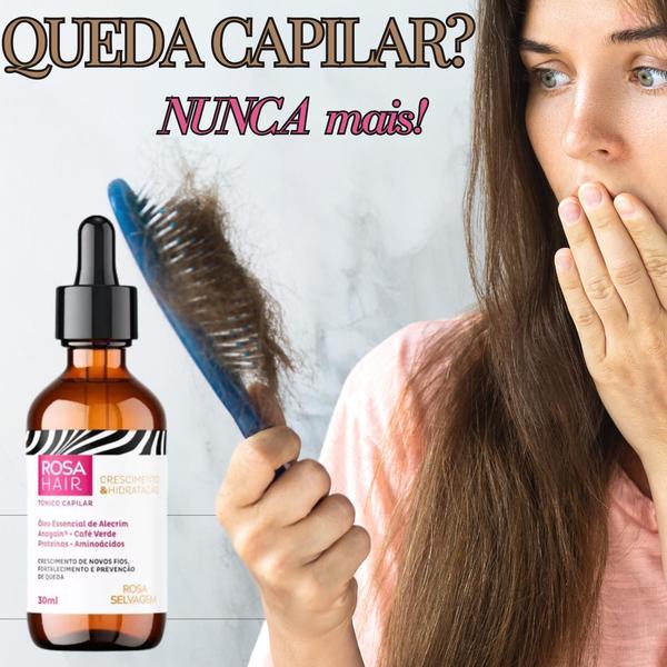 Imagem de Kit 2 Desodorante Íntimo Sensação Sexy Morango com Chantilly + 1 Tônico Capilar Crescimento e Hidratação Rosa Hair