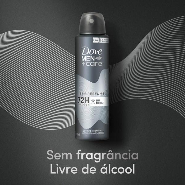 Imagem de Kit 2 Desodorantes Dove Men+Care Antitranspirante Aerossol Sem Perfume 150ml