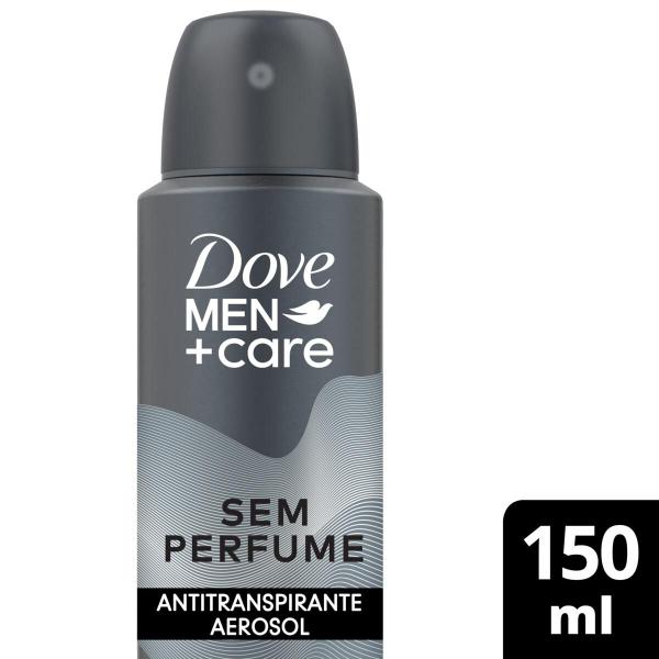 Imagem de Kit 2 Desodorantes Dove Men+Care Antitranspirante Aerossol Sem Perfume 150ml