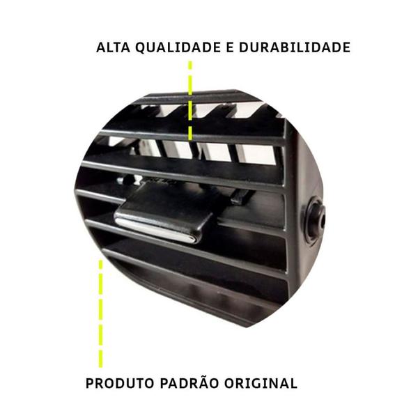 Imagem de Kit 2 Difusor Saída Ar Painel Lateral Fiat Strada 2016 17 18