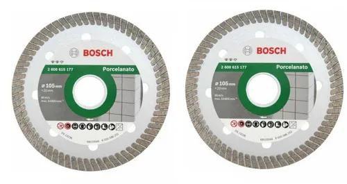 Imagem de Kit 2 Disco Diamantado 4.3/8 Turbo Pro P/ Porcelanato Bosch