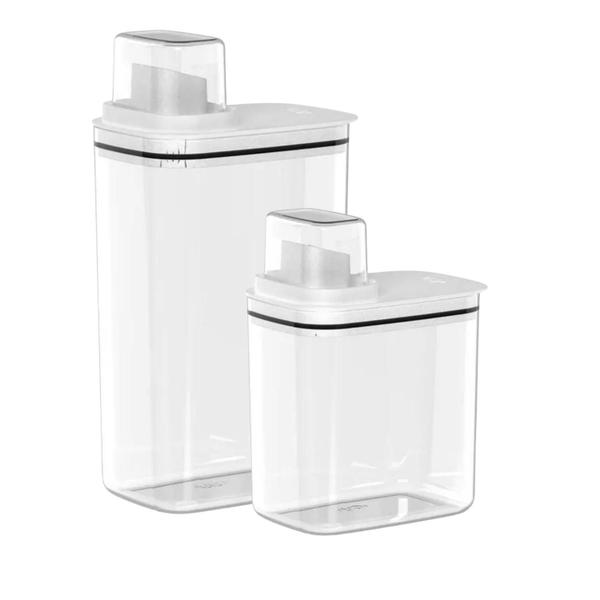 Imagem de Kit 2 Dispenser Flow 1,5L E 2,3L Ou - Branco