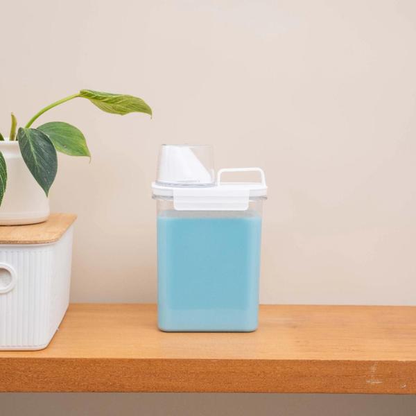 Kit 2 Dispenser Pote Medidor Hermético Porta Produtos - Oikos Imagem de Kit 2 Dispenser Pote Medidor Hermético Porta Produtos