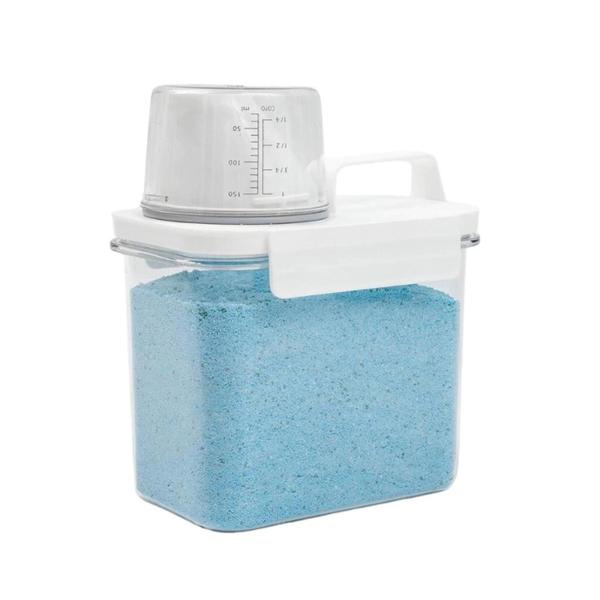 Kit 2 Dispenser Pote Medidor Hermético Porta Produtos - Oikos Imagem de Kit 2 Dispenser Pote Medidor Hermético Porta Produtos
