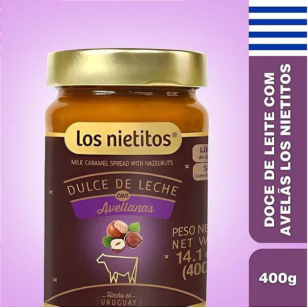 Imagem de Kit 2 Doce De Leite Com Avelãs 400g Importado Los Nietitos