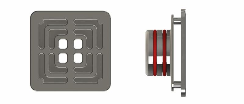 Kit 2 Dreno Lateral Quadrado Inox 316 50Mm - Tfl Automacao Imagem de Kit 2 Dreno Lateral Quadrado Inox 316 50Mm