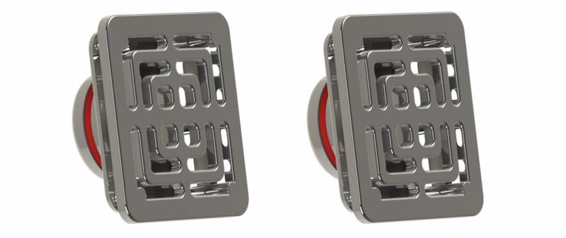 Kit 2 Dreno Lateral Quadrado Inox 316 50Mm - Tfl Automacao Imagem de Kit 2 Dreno Lateral Quadrado Inox 316 50Mm