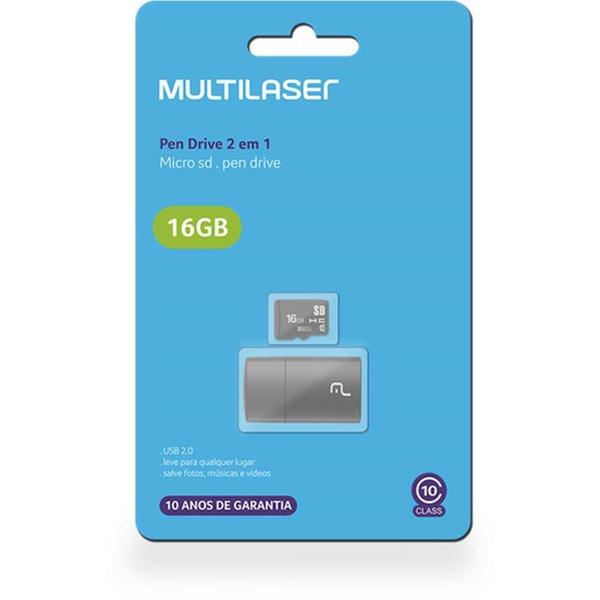 Imagem de Kit 2 em 1 16G Micro SD/ADAPT.