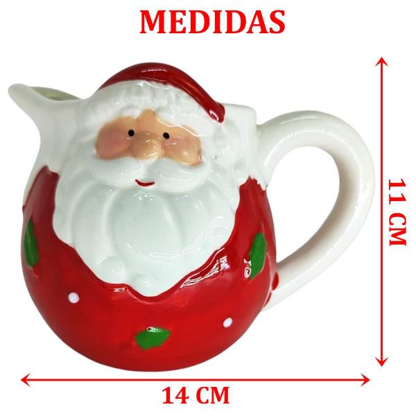 Imagem de Kit 2 Enfeite Baleiro Açucareiro Decoração Natal Papai Noel