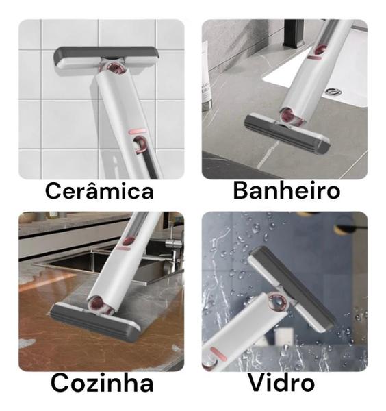 Imagem de Kit 2 Esfregões Multiuso Mini Mop Ajustável Portátil