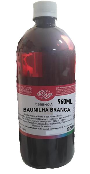 Imagem de KIT 2 Essência Artificial Baunilha Branca Arcolor 960ml