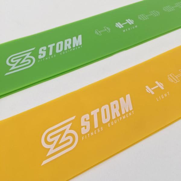 Imagem de Kit 2 Faixas Elásticas Mini Band Z Storm Ahead Sports