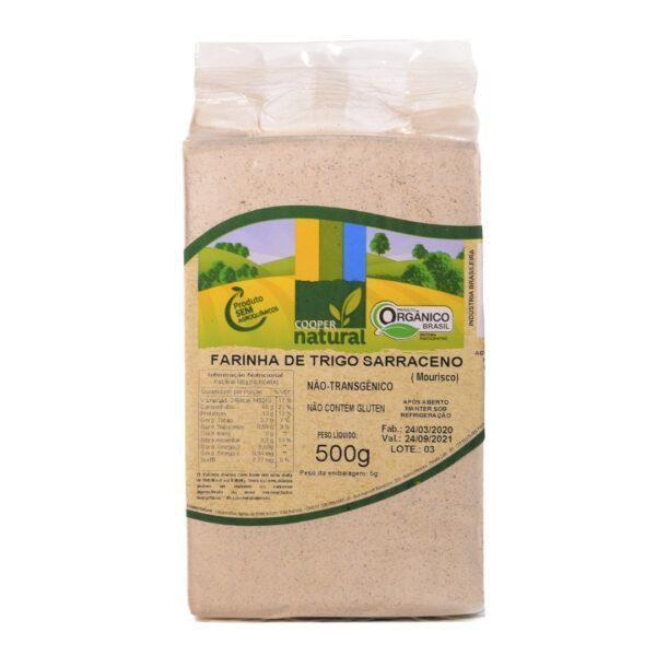 Imagem de Kit 2 Farinha De Trigo Sarraceno Orgânico Coopernatural 500G