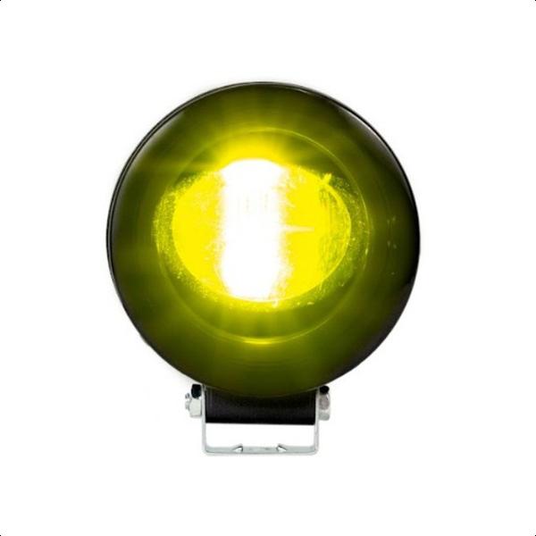 Imagem de Kit 2 Farol Auxiliar Redondo  LED Angel Eye Neblina