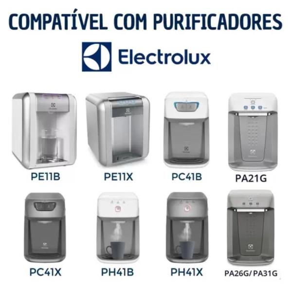 Imagem de Kit 2 Filtros Refil Electrolux Purificador Água Pe11B Pe11X